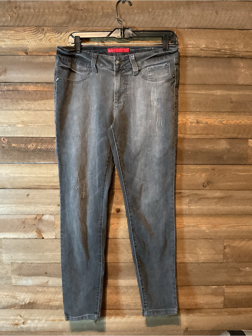 Elle Women’s Grayish Black Skinny Jeans Women’s Size 8R 8
